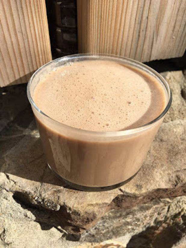 Lehce de coco, maca y algarroba