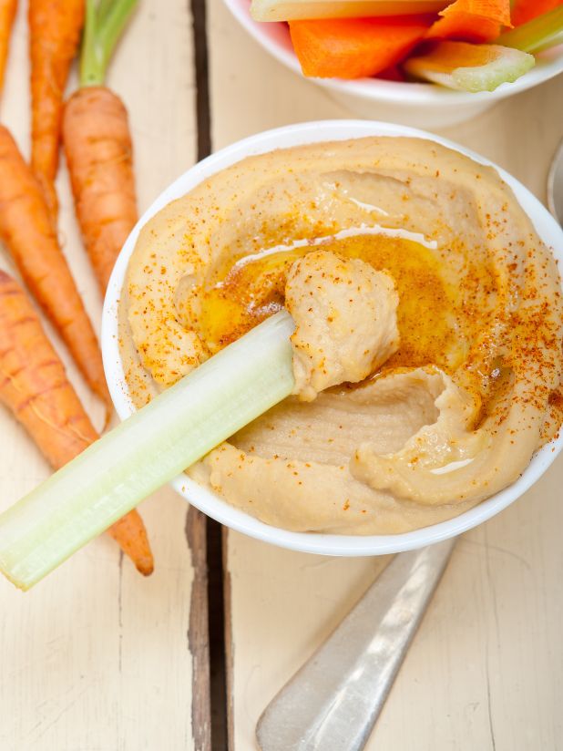 Hummus de zanahoria