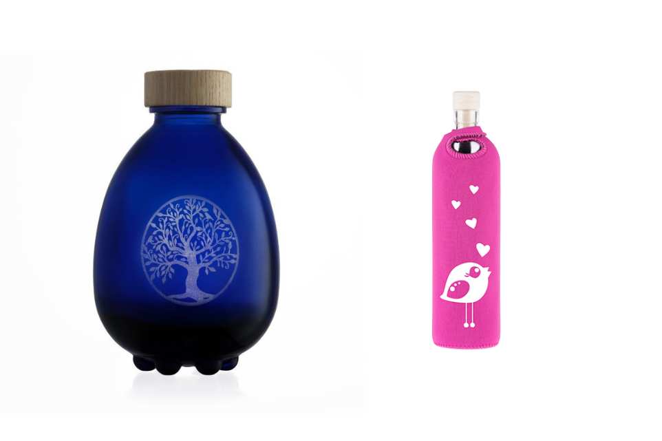 Botellas de vidrio